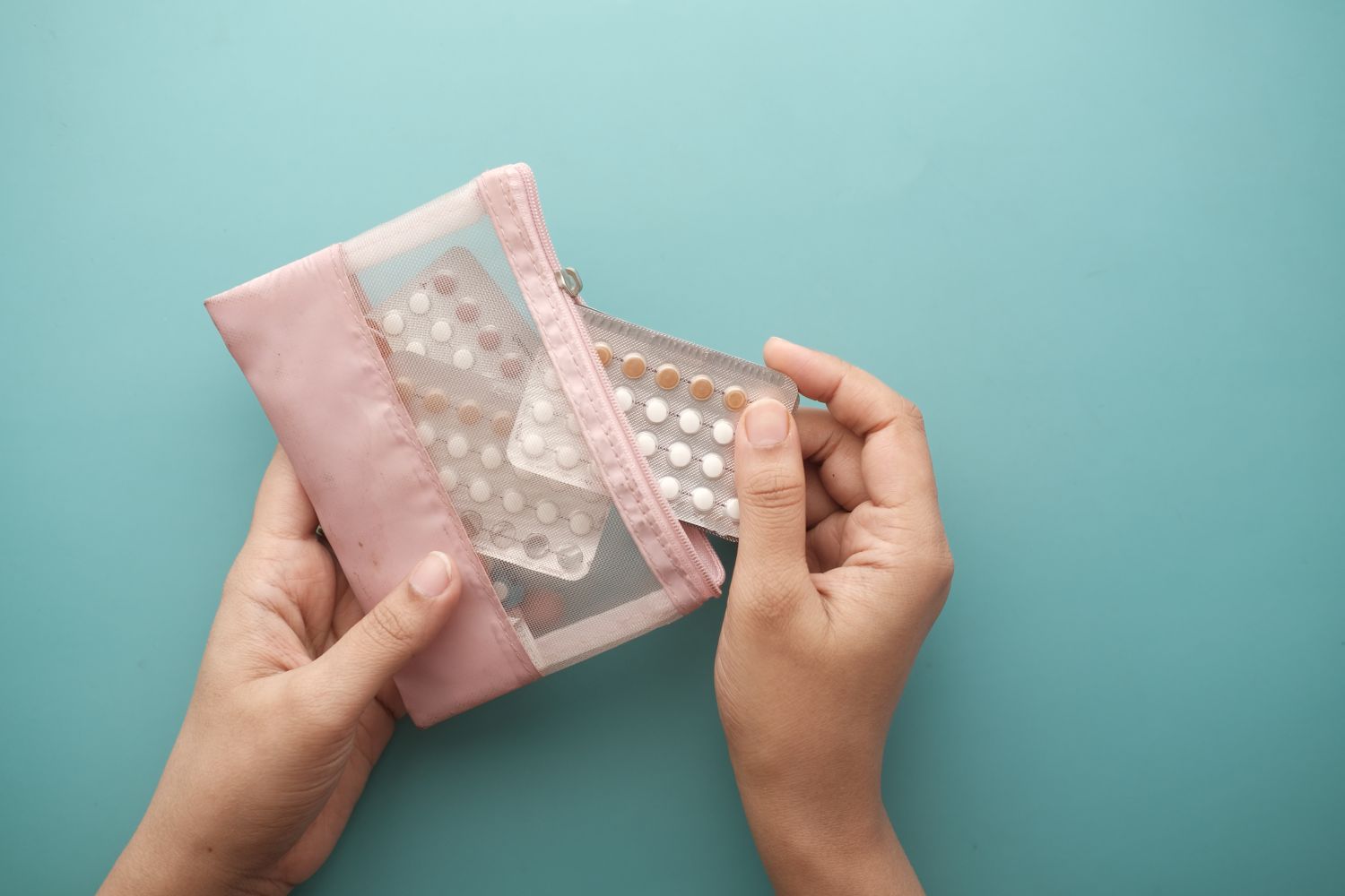 Take birth control pills.
